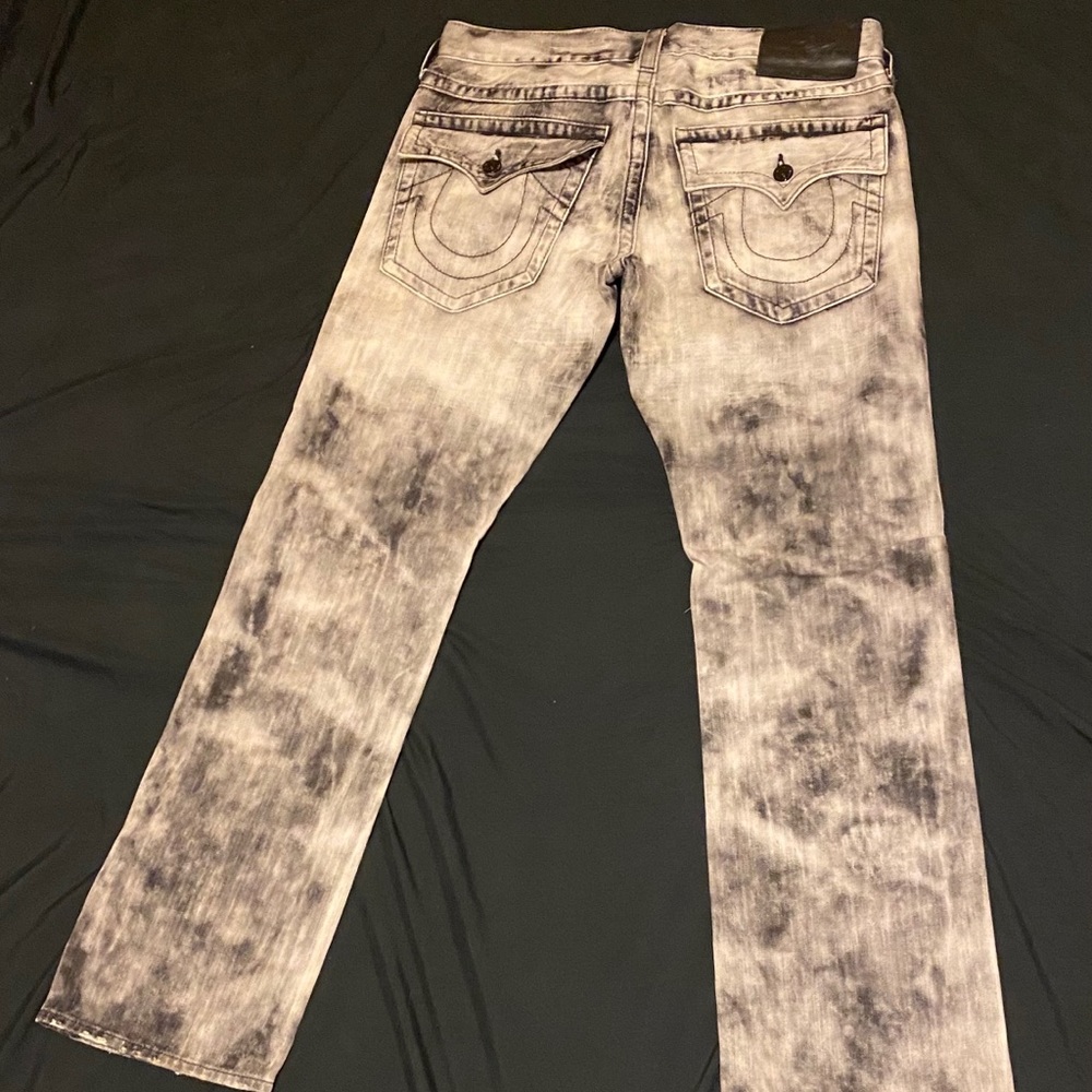 Gray True Religion Jeans